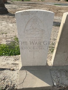 BAGHDAD (NORTH GATE) WAR CEMETERY - BARTLEY, F